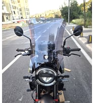 MOTOCAM Husqvarna Svartpilen 401 Ön Cam 2024-2026 Model 47cm Füme Renkli 4mm