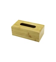 AHŞAP - BAMBU PEÇETELİK KUTU 11.6 X 22.8CM ALT KAPAKLI = KAYAR KANALLI - AÇ-KAPA (5343)