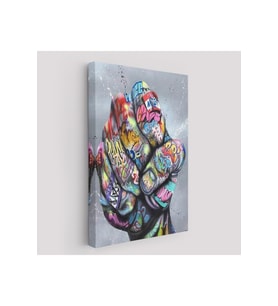 Punch Banksy Kanvas Tablo-5310