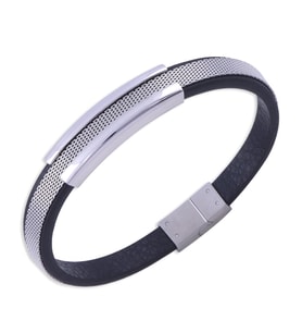 Erkek Çelik Kelepçeli Hasır Bileklik CB 5004 NS-06222