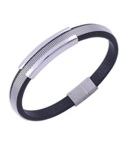 Erkek Çelik Kelepçeli Hasır Bileklik CB 5004 NS-06222