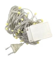 10 M 100 Led Damla Uçlu Led Işık Beyaz Işık Şeffaf Kablo