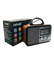 NNS NS-8897 Orta Boy Retro, Nostaljik, Ahşap Tasarım Radyo GO-53-vice 05555