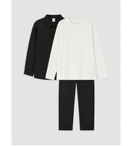 LCW Kids Siyah Erkek Çocuk 3'lü Gabardin Takım