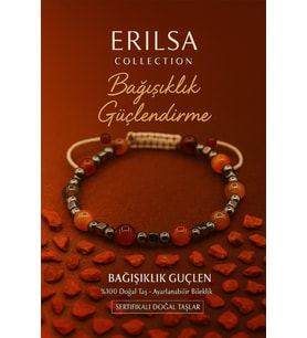 Sertifikalı Bağışıklık Güçlendirme Bilekliği – Çoklu Akik Doğal Taş (6 mm) (Çok Renkli)