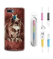Oppo A5S A15 A16 A54 A55 A73 A74 Kılıf Kablo Koruma Spiral Silikon Göktürk 3 1412
