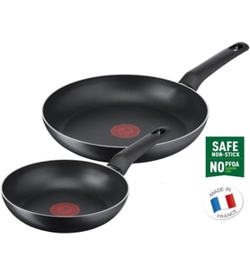 Tefal Titanyum 1X Simplecook Difüzyon Tabanlı 20/26 Cm 2'Li Tava Seti - 2100126824 (Çok Renkli)