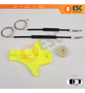 VW Golf MK7 5G 2012-2021 5-Kapı 5G4839461 İçin Elektrikli Arka Sol Cam Kriko Tamir Seti