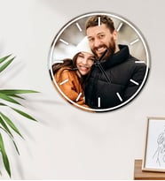 Kişiye Özel Fotoğraflı UV Baskılı Duvar Saati