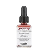 Schmincke Aero Color Akrilik Mürekkep 28 ml 917 Aero Metallic Bright Maroon