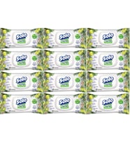 Solo Islak Havlu Mendil 50 Yaprak Limon & Biberiye (12 Li Set) (4PK*3) 600 Yaprak