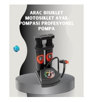 Mey İthalat® Ayak Basmalı Hava Pompası Şişme Ürünler ve Lastikler İçin