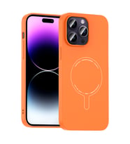 iPhone 14 Pro Max Kılıf M-Safe Şarj Özellikli Kamera Korumalı Elio Sert PC Kılıf