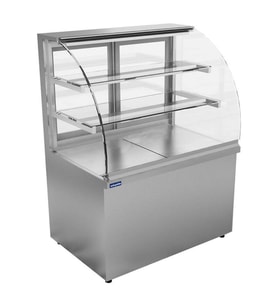 Öztiryakiler Etd-11n15 Bombe Camlı Nötr Teşhir Dolabı, 360 Lt, 150x70x135 Cm