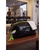 Siyah Şişme Çanta - Makyaj ve Spor Çantası, Airwrap ve Airstrait Uyumlu (Limited Edition)