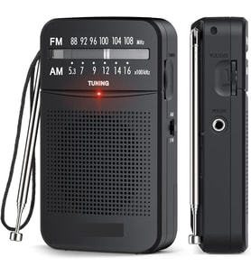 HT-263 Taşınabilir AM/FM Radyo Küçük Boy Cep Radyosu Pilli Radyo knstar K-263