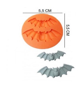 ŞEKER HAMUR KALIBI SİLİKON YARASA 5,5*5,5 CM