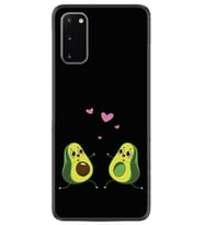 Samsung A02S A03S A10 A12 A13 A21S A22 Kılıf Desenli Silikon Aşık Avokadolar 1642