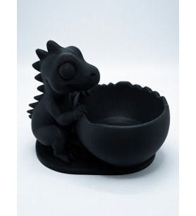 MYCRAFT3D Sevimli Dinozor Figürlü Popcorn Kasesi 3D Baskı - Ejderha Figürlü Mısır Gevreği Atıştırmalık Kabı