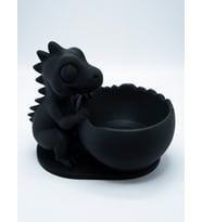 MYCRAFT3D Sevimli Dinozor Figürlü Popcorn Kasesi 3D Baskı - Ejderha Figürlü Mısır Gevreği Atıştırmalık Kabı