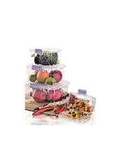 Saklama Kabı 4 Lü Set - 750ml-1500ml-3000ml-5000ml