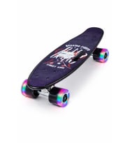 Sokak Desenli Işıklı Tekerlekli Çocuk Kaykay – Taşıma Saplı, Skateboard