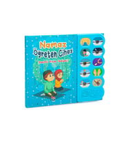 Namaz Öğreten Cihaz Resimli Kitap Seti Mavi