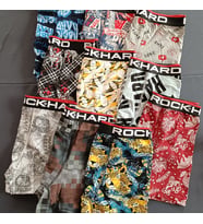 10 'lu Karışık Desenli %100 Pamuk Penye Erkek Boxer Set (Çok Renkli)