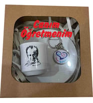 ÖĞRETMENLER GÜNÜ ATATÜRK  BASKILI FİNCAN