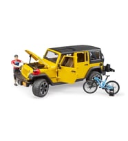 Jeep W. Rubicon & Bisiklet Ve Sürücüsü