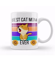 Mothers Day Gift Mother's Kiss MOMMY 2021 Kupa Bardak Porselen