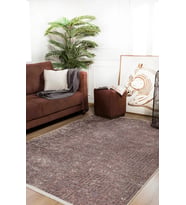 Dijital Kaymaz Yıkanabilir Vizon Minimalist Salon Halısı Mutfak Halısı Koridor Halısı Yolluk HLN1226