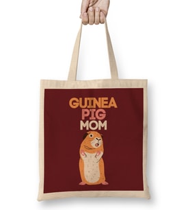 Guinea Pig Mom 01 Bez Çanta Uzun Saplı