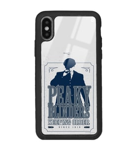 iPhone Xs Peaky Blinders Keeping Tasarımlı Glossy Telefon Kılıfı