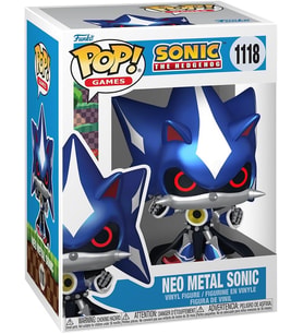 Funko Pop! Games: Sonic - Neo Metal Sonic - Metalik - Sonic The Hedgehog - Koleksiyon Vinil Figür - (Krem)