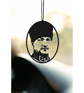 Süsü Metal Gazi Mustafa Kemal Atatürk Dikiz Aynası Süsü Gerçek Silüet Oto Aksesuar