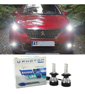 Peugeot 2008 Led Xenon Uzun Far Ampulü H7 Access Yeni Seri Beyaz 2013-2019