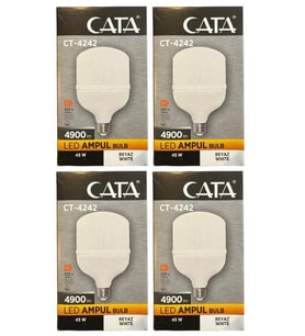 Cata CT-4242 45W 6400K (Beyaz Işık) E27 Duylu Led Torch Ampul (4 Adet)