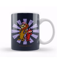Lippy The Lion And Hardy Har Har Retro Japanese Kupa Bardak Porselen