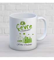 KİŞİYE ÖZEL ÇEVRE MÜHENDİSİ MESLEK KUPA BARDAK