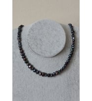 4 MM GERÇEK SİYAH İNCİ KOLYE