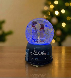 Yılbaşı Noel Kar Küresi Christmas Işıklı, Müzikli ve Kar Motorlu Mega Boy Kar Küresi