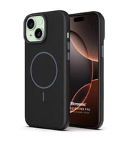 Microsonic Apple iPhone 15 Plus Kılıf MagLeather Pro Siyah (Siyah)