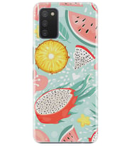Kılıfland Samsung Galaxy A02S Kılıf Silikon Resimli Kapak Lemon and Melon Stok 917