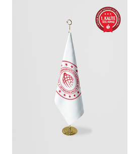 Ulaştırma ve Altyapı Bakanlığı Makam Bayrağı - Saçaksız Gold Set
