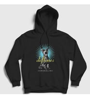 Presmono Unisex Siyah Adrenaline Deftones Kapüşonlu Sweatshirt 374507tt