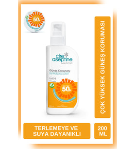 Cire Aseptine Günes Koruyucu 50 SPF 200ml