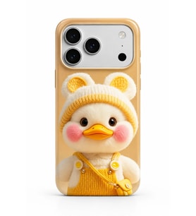 İPhone 17 Pro Max Novera Cozy Friends Collection Çift Katmanlı Essential Tough Telefon Kılıfı