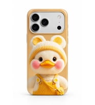 İPhone 17 Pro Max Novera Cozy Friends Collection Çift Katmanlı Essential Tough Telefon Kılıfı