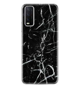 Vivo Y11S Kılıf Desenli Silikon Black Marble 3 1382